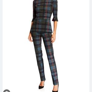 Chiara Boni Plaid Skinny Pants NWT